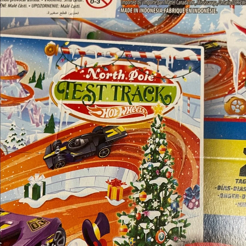 Hot Wheels Holiday Advent Toy Car Set - 24-Day Countdown